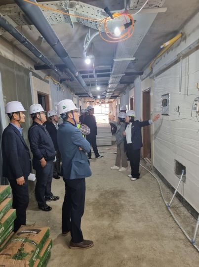경북교육청, 경상북도교육청 직원관사 신축현장 명예감사관 일상감사 현장점검 실시