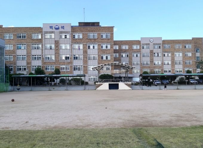 백석중학교 냉난방 및 석면교체공사 완료