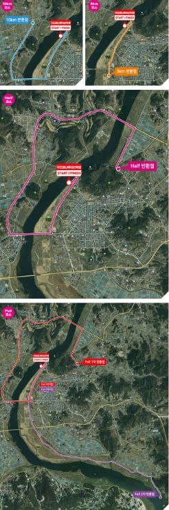 제14회 부여 굿뜨래 마라톤대회 코스