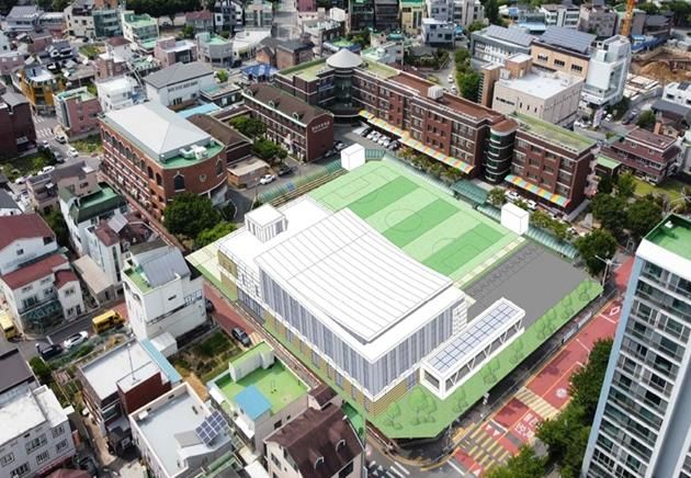 엄사초 학교복합시설 조감도