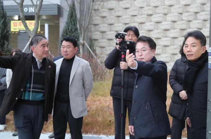 학곡지구 교통 혼잡지역 현장 방문