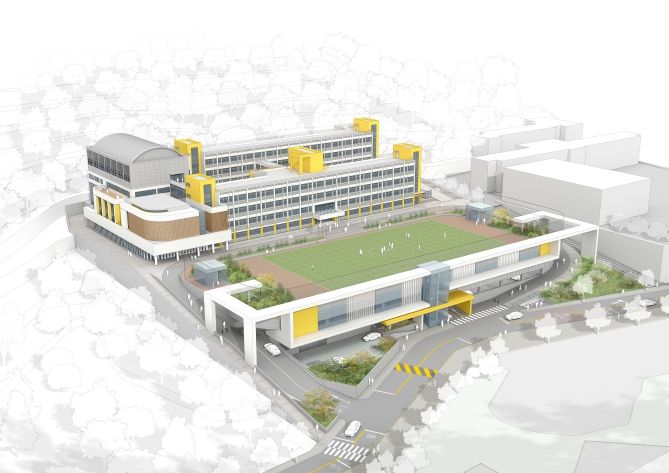 경북교육청, 도송중학교 학교복합시설 설계 공모 당선작 선정