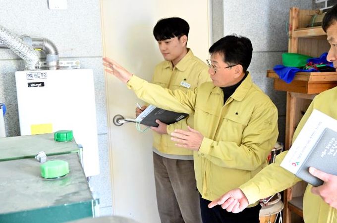 장수군, 겨울철 한파 대비 시설 점검 실시