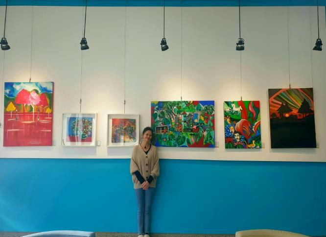 남부도서관은 '2월 문화수북데이'를 맞아 오는 26일까지 1층 갤러리에서 이령 작가의 그림 작품을전시한다