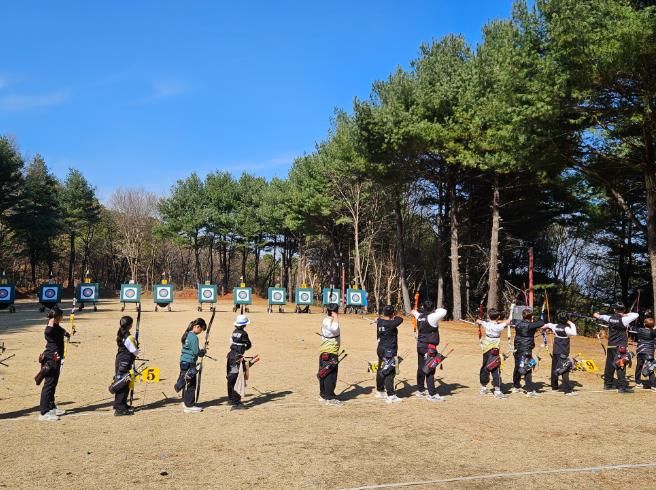 전국소년체육대회 대전 대표선수 선발전 사진(양궁)