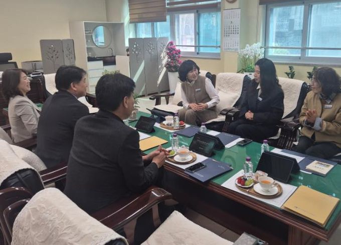 신임 교장 부임 학교 현장 방문